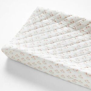 John Robshaw for Crate & Barrel Sana Metallic Organic Changer Cover